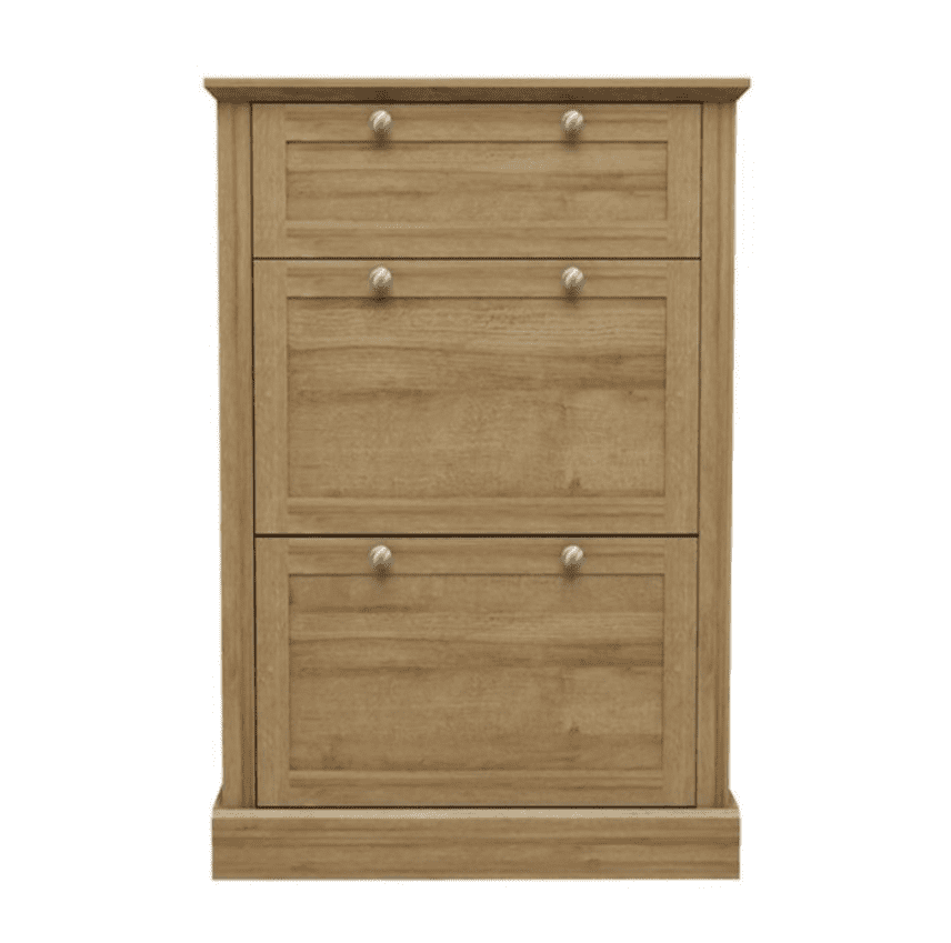 AXE97 ShoeRack 3 Tier (Oak Finish)By Denille