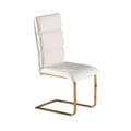 Glass Dining table Round AXE 134  & AXE CH 109(6 )White  Chairs From Denelli