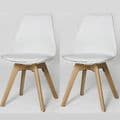 Home Essential 101 BRU Chairs Orange(Set of 4)