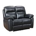 Home Essential TSA-303 -Black leather Sofa