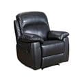 Home Essential TSA-303 -Black leather Sofa