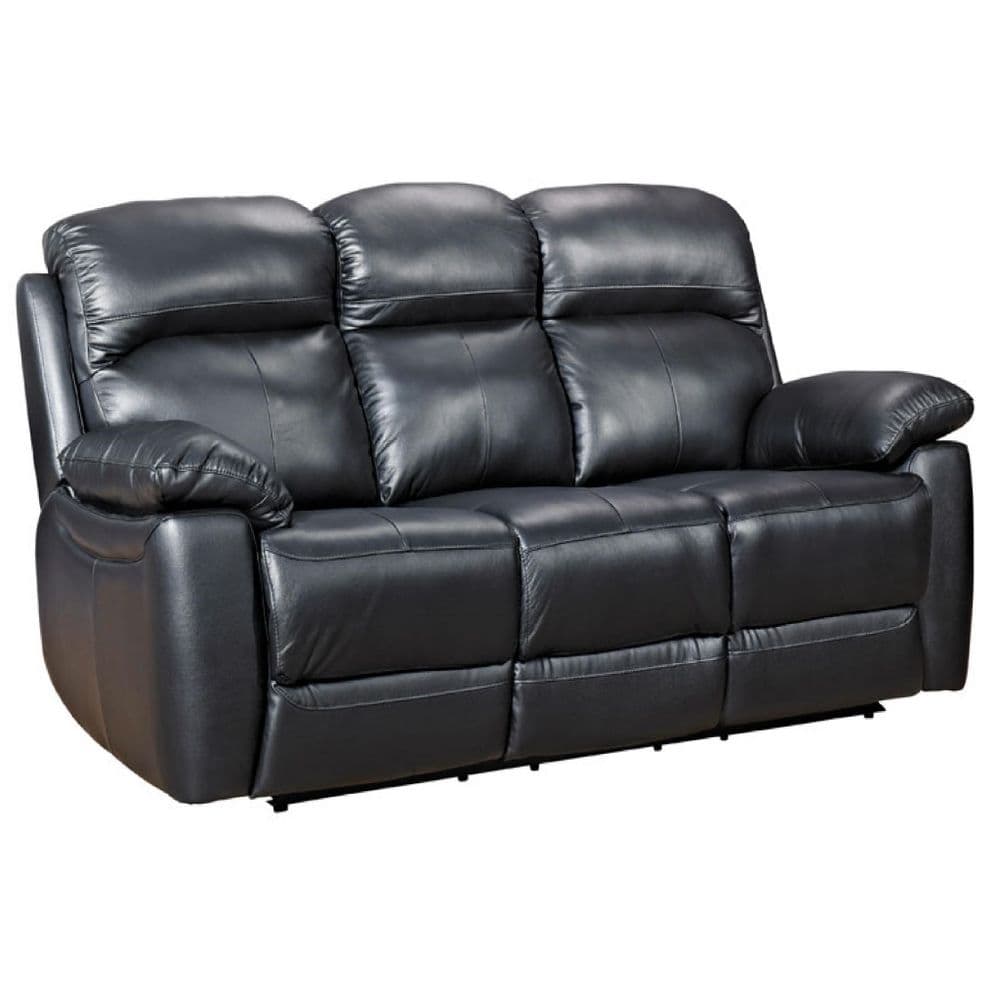 Home Essential TSA-303 -Black leather Sofa