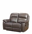 Home Essential TSA-303 -BRown leather Sofa