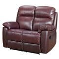 Home Essential TSA-303 - Chestnut Brown leather Sofa (1)