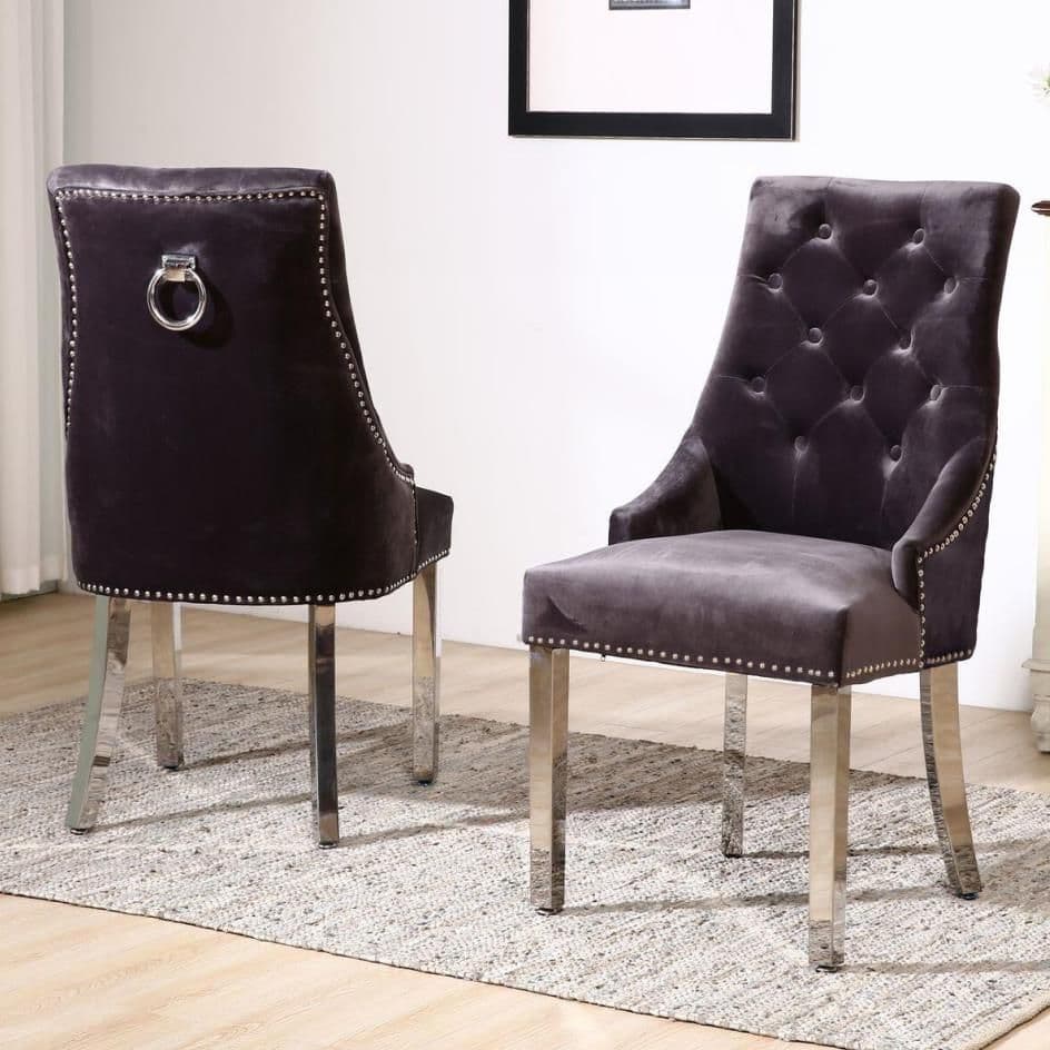 CH900 Chelsea Black Dining Chair Studio Photo 2