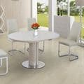 JP DT2135 Dining table 110-150cm(Round/Oval) (Cream)& JP CH6652  Cream Chairs From Jesse plana (1)