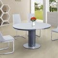 JP DT2135 Dining table 110-150cm(Round/Oval) (Grey/)& JP CH6652  WhitChairs From Jesse plana