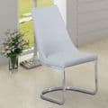 JP DT2135 Dining table 110-150cm(Round/Oval) (Grey/)& JP CH6652  WhitChairs From Jesse plana
