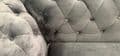 TSS - Chesterfield - 3+2 Seater Sofa Set - Grey Plush Velvet