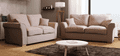 TSS - Fabric Sofa Fixed / Formal Back -  Beige