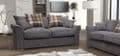 TSS - Fabric Sofa Scatter Back -  Charcoal