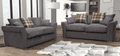 TSS - Fabric Sofa Scatter Back -  Charcoal