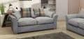 TSS - Fabric Sofa Scatter Back -  Silver