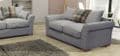 TSS - Fabric Sofa Scatter Back -  Silver