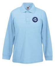 JUNIOR LONG SLEEVE POLO SHIRT EMBROIDERED