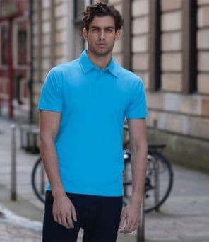SF Men Stretch Pique Polo Shirt