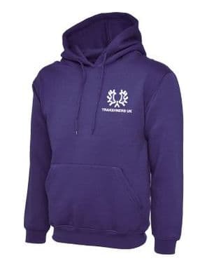 UNISEX PURPLE HOODED SWEATSHIRT