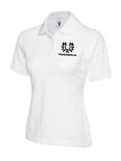 WHITE LADY FITTED POLO SHIRT