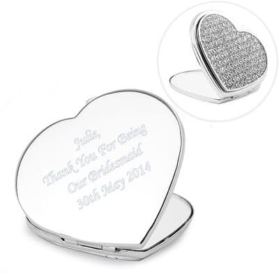 Diamante Heart Compact