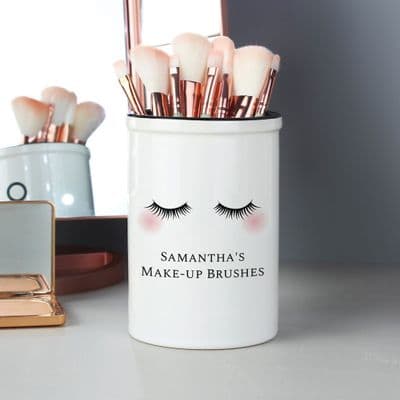 Personalised Ceramic Storage Pot -  Eyelashes