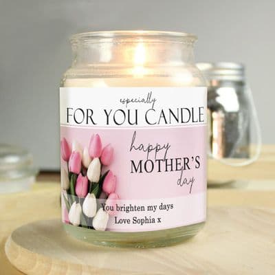 Personalised Especially For You Large Scented Jar Candle