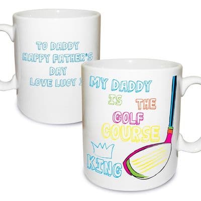 Personalised Golf Course King Mug