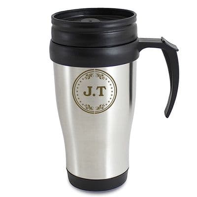 Personalised Monogram Travel Mug
