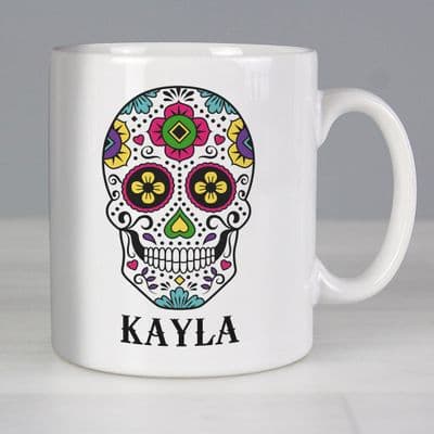 Personalised Mug - Sugar Skull