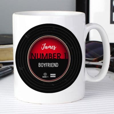 Personalised Mug - Vintage Record
