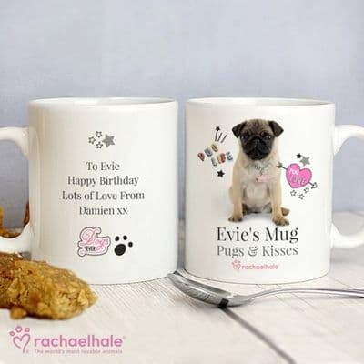 Personalised Rachael Hale Mug -  Doodle Pug