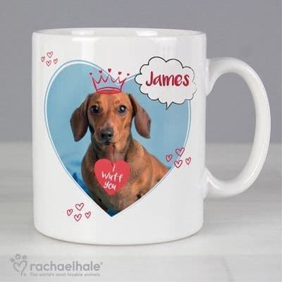 Personalised Rachael Hale Mug - I Wuff You