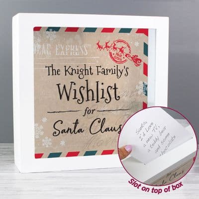 Personalised Wishes, Lists and Letters for Santa Keepsake Box