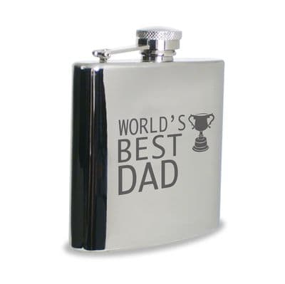 World's Best Dad Hip Flask
