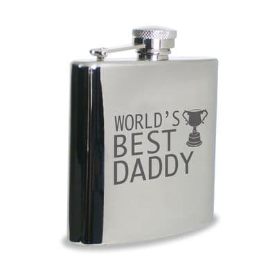 World's Best Daddy Hip Flask