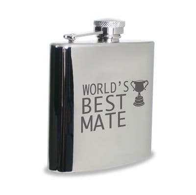 World's Best Mate Hip Flask