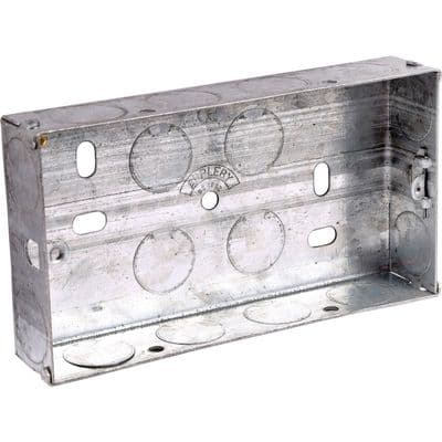25mm Twin Metal Back Box