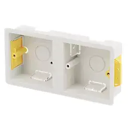 35mm 1 Gang + 1 Gang Dry Line Back Box