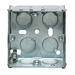 35mm Single Metal Back Box