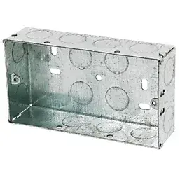 35mm Twin Metal Back Box