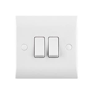 Curved Edge 10AX 2G 2-Way Switch CE102