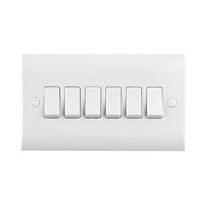 Curved Edge 10AX 6G 2-Way Switch CE106