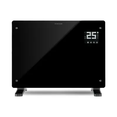 Devola 1.5KW Glass Panel Heater with Wifi app - Black - DVPW1500B