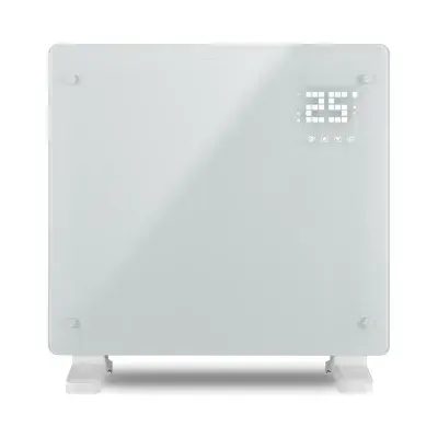 Devola 1KW Glass Panel Heater with Wifi app - White - DVPW1000WH