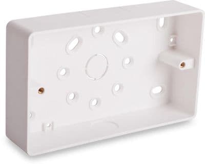 Distribution and outlet box, surface type, rectangular (rounded edge), white (1)