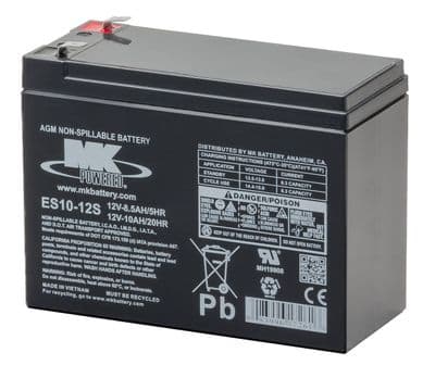 ES10-12 AGM MK Battery 12Volt 10Ah