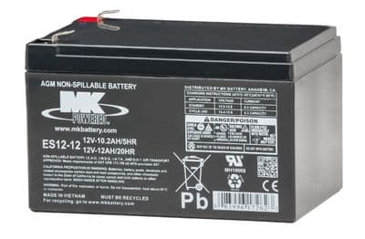 ES12-12 AGM MK Battery 12Volt 12Ah