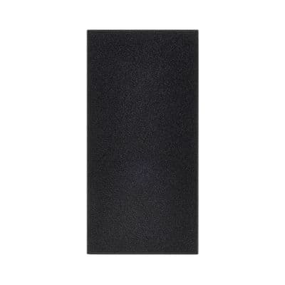 Euro Module Half Blank - Matt Black