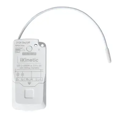 Forum Lighting Kinetic RF Receiver 2 Channel On/Off CUL-45730