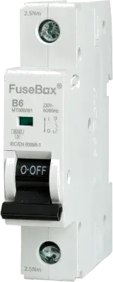 Fusebox MT06B061 MCB 6AMP B Curve