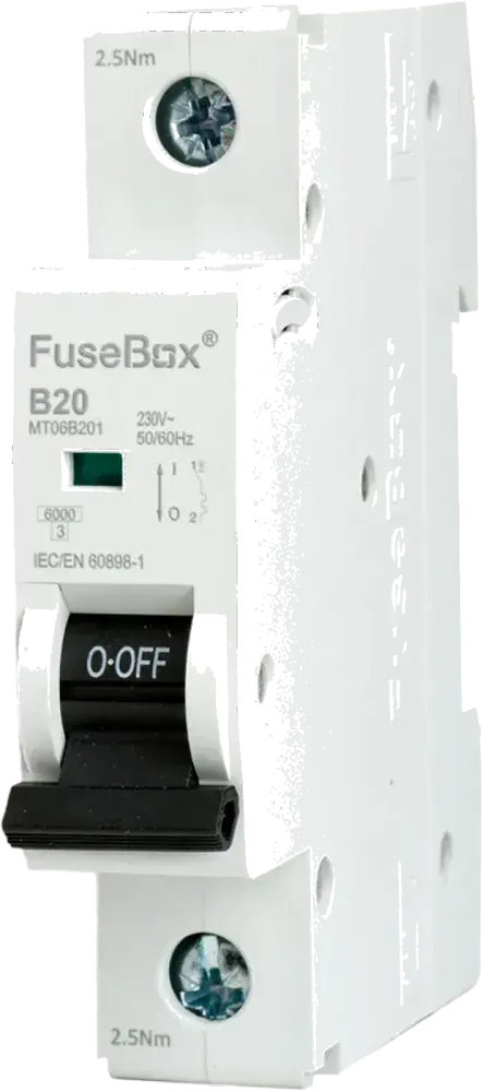 Fusebox MT20B061 MCB 20AMP B Curve